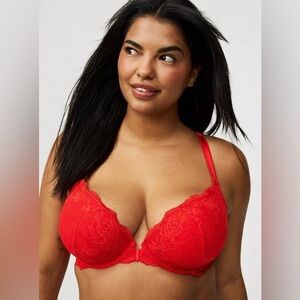 Torrid - XO Plunge Push-Up Front-Close Bra